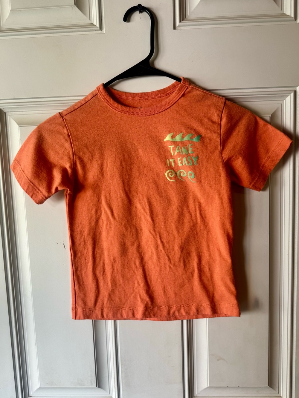 Wonder Nation - Kids Coral Take it Easy Shirt - Size XS (4/5)